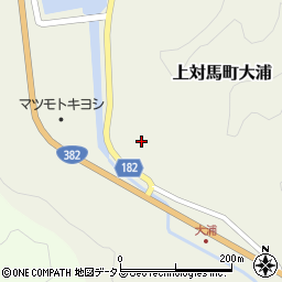 長崎県対馬市上対馬町大浦667周辺の地図