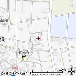 静岡県浜松市中央区西島町302周辺の地図