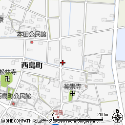 静岡県浜松市中央区西島町207周辺の地図