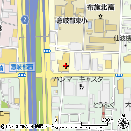 大阪トヨタサンテラス布施周辺の地図
