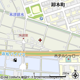 静岡県浜松市中央区米津町336周辺の地図