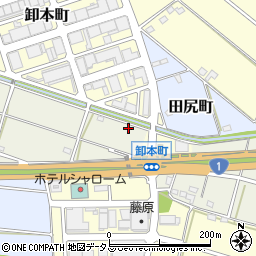 静岡県浜松市中央区米津町278周辺の地図