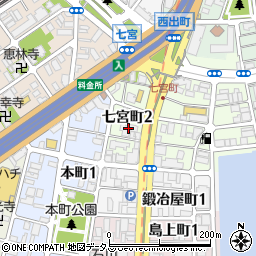 ワコーレハーバークレア神戸周辺の地図