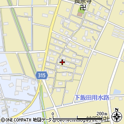 静岡県浜松市中央区河輪町681周辺の地図