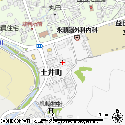 益田高七尾寮周辺の地図