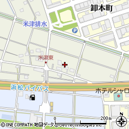 静岡県浜松市中央区米津町350周辺の地図