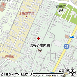 三重県津市久居二ノ町1658周辺の地図
