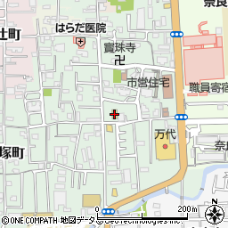ファミリーマート奈良紀寺西店周辺の地図