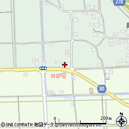 岡山県総社市上原481-1周辺の地図