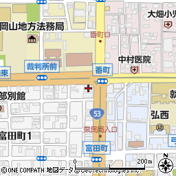 ロイヤルガーデン富田町周辺の地図