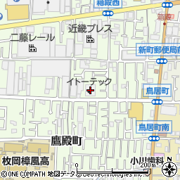 伊藤工機大阪支店周辺の地図