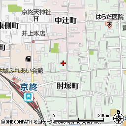 奈良県奈良市肘塚町221周辺の地図