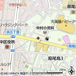 岡山スバル自動車岡山原尾島店周辺の地図