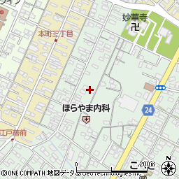 三重県津市久居二ノ町1661周辺の地図