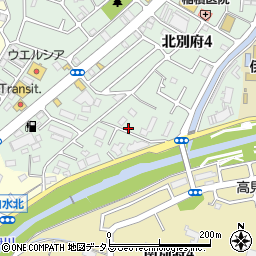 兵庫県神戸市西区北別府4丁目2091-12周辺の地図