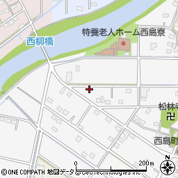 静岡県浜松市中央区西島町663周辺の地図