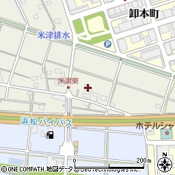 静岡県浜松市中央区米津町349周辺の地図