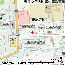 東紀寺街区公園周辺の地図