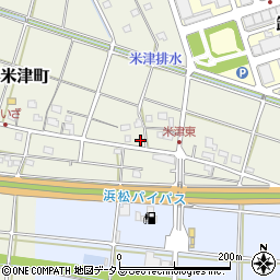 静岡県浜松市中央区米津町538周辺の地図