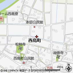 静岡県浜松市中央区西島町180周辺の地図