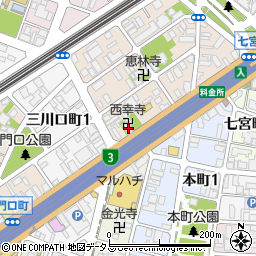 兵庫県神戸市兵庫区兵庫町2丁目1-10周辺の地図