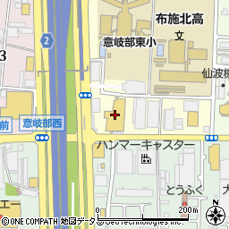 大阪トヨタ自動車サンテラス布施周辺の地図