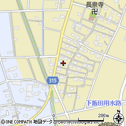 静岡県浜松市中央区河輪町682周辺の地図