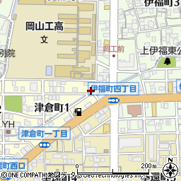 津倉マンションＢ周辺の地図