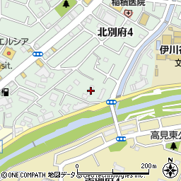 兵庫県神戸市西区北別府4丁目2091-3周辺の地図