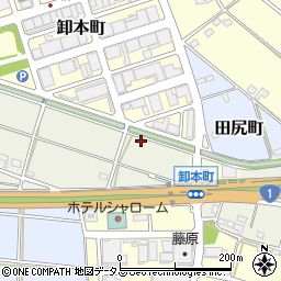 静岡県浜松市中央区米津町286周辺の地図