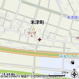 静岡県浜松市中央区米津町501周辺の地図