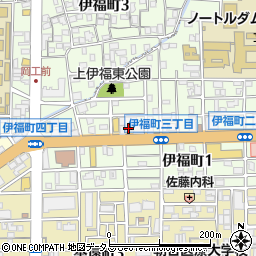 ダイヤクリーニング　伊福町店周辺の地図