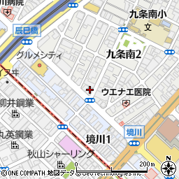 粟井機鋼株式会社　本社住設部周辺の地図