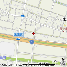 静岡県浜松市中央区米津町446周辺の地図