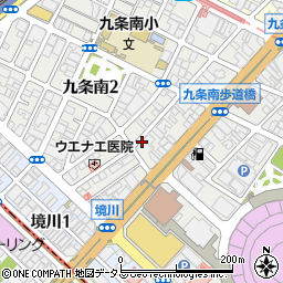 リパーク大阪ドーム前第４駐車場周辺の地図