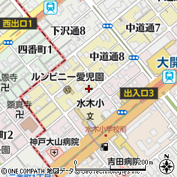 ガッツレンタカー兵庫駅店周辺の地図