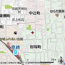 奈良県奈良市肘塚町218周辺の地図
