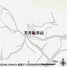 岡山県井原市芳井町井山周辺の地図