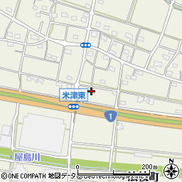 静岡県浜松市中央区米津町450周辺の地図