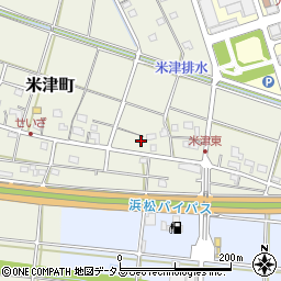 静岡県浜松市中央区米津町544周辺の地図