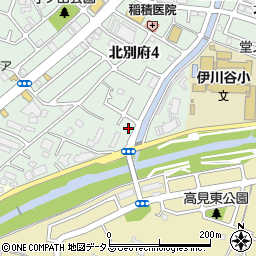 読売新聞　伊川谷ＹＣ周辺の地図