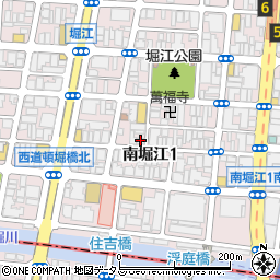 アーバンリサーチ堀江店周辺の地図