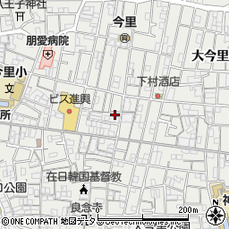 大阪府大阪市東成区大今里周辺の地図