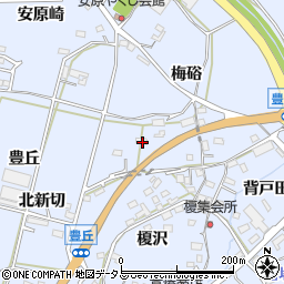 愛知県田原市豊島町梅硲45周辺の地図