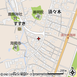 静岡県牧之原市須々木437周辺の地図