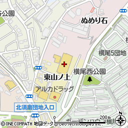 ラ・ムー北須磨店周辺の地図