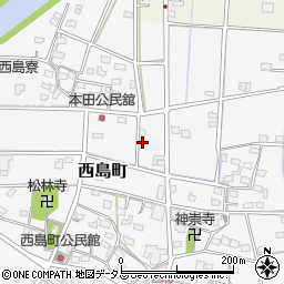 静岡県浜松市中央区西島町192周辺の地図