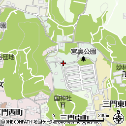 岡山県岡山市北区岩井宮裏周辺の地図