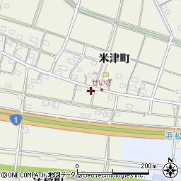 静岡県浜松市中央区米津町494周辺の地図