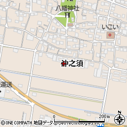 静岡県掛川市沖之須周辺の地図
